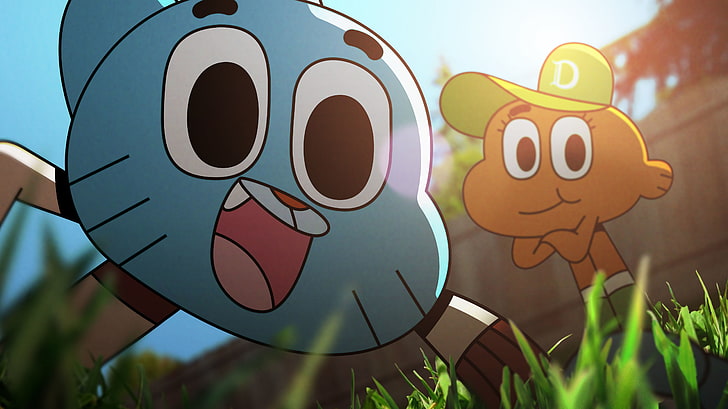 Confused Darwin From Amazing World of Gumball, closeup, the amazing world of gumball, representation, human representation