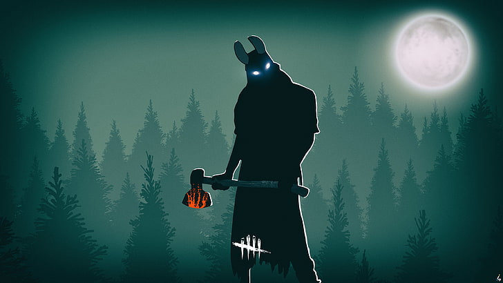 Dead by Daylight Fan Art, arms raised, the huntress, one person, adobe illustrator Free HD Wallpaper