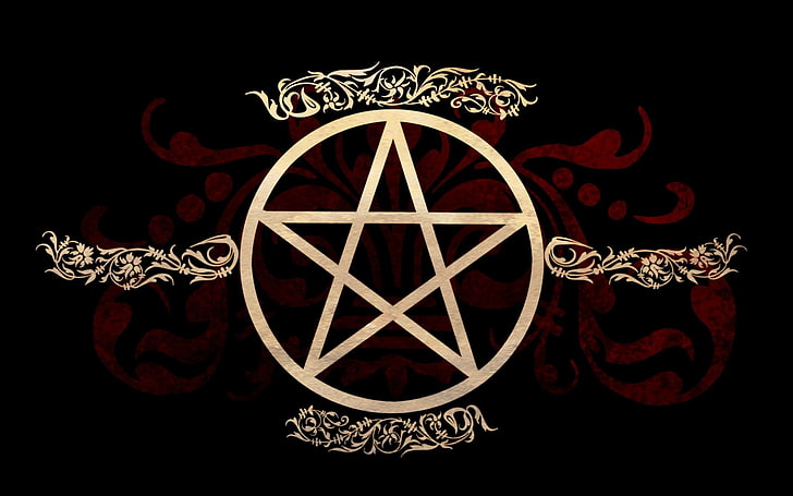 Druid Symbols, wicca, pagan, evil, occult Free HD Wallpaper