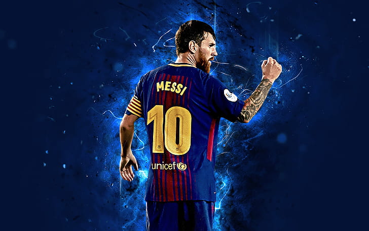 La Liga Lionel Messi, lionel messi, fc barcelona, soccer Free HD Wallpaper