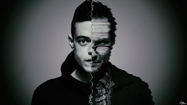 Mr. Robot Icon, headshot, lifestyles, studio shot, young men Free HD Wallpaper