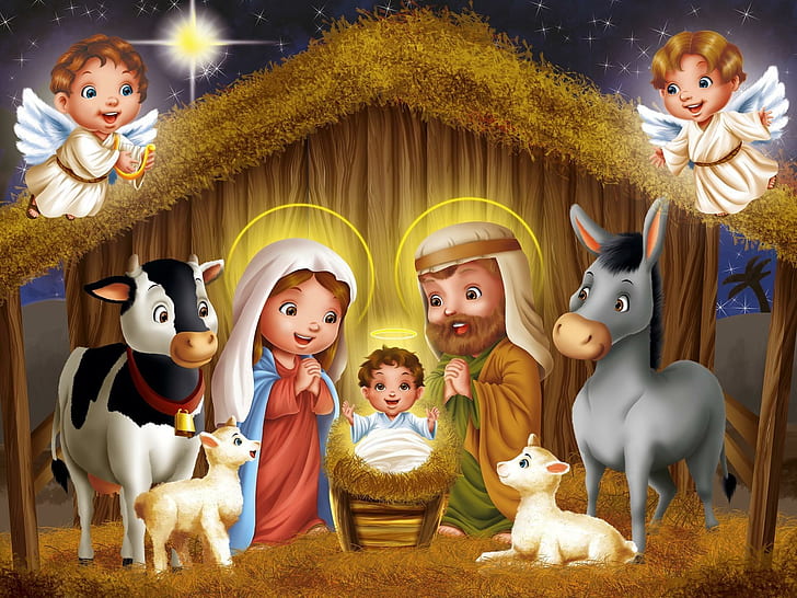 Oracion De Navidad, bible,, birth, Birth, jesus Free HD Wallpaper