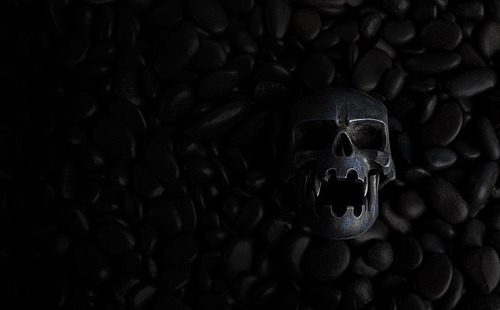 Smoking Skull Clip Art, still life, art and craft, fear, black background Free HD Wallpaper