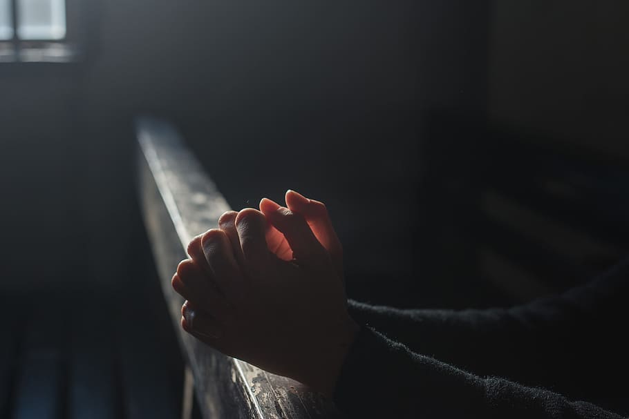 Sunday Prayers Worship, hands, closeup, dark, religion Free HD Wallpaper