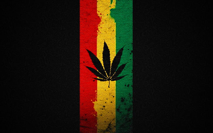 Trippy Weed Phone, Leaf Rasta, cannabis, leaf rasta, rasta Free HD Wallpaper