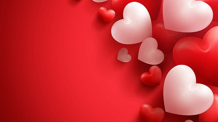 and, valentines day, wallpaper, white Free HD Wallpaper