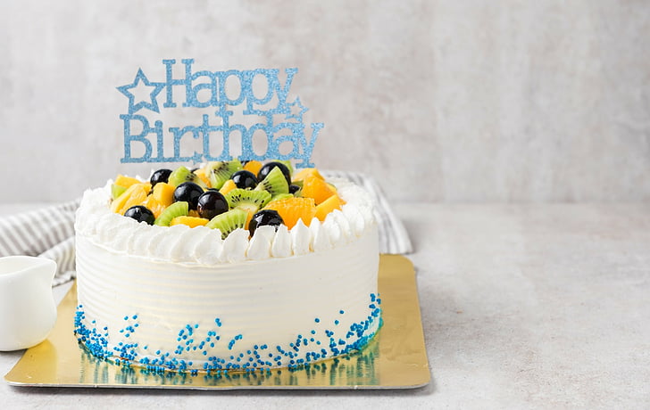 Animated Happy Birthday Cake, birthday, pastry, happy birthday, holiday Free HD Wallpaper