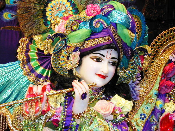 Bal Krishna, one person, beautiful, women, celebration Free HD Wallpaper