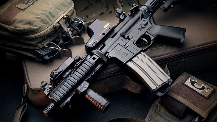 Colt AR-15 Tactical, camo, lmt, asg, defender 2000 Free HD Wallpaper