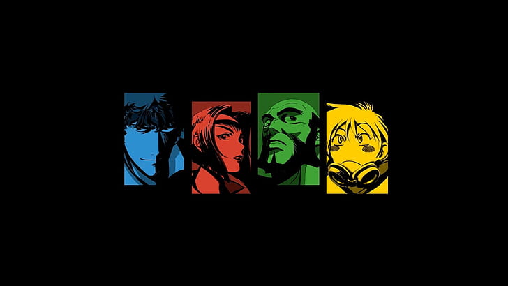 Cowboy Bebop, cowboy bebop, spike spiegel, jet black, collage Free HD Wallpaper