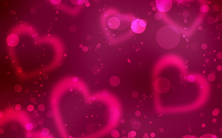 Cute Purple Hearts Love, valentine, red, day, illustration