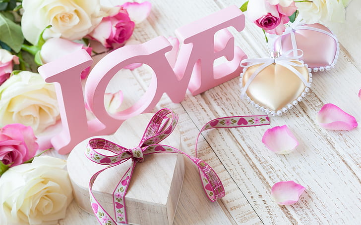 day, love, pink, valentine Free HD Wallpaper