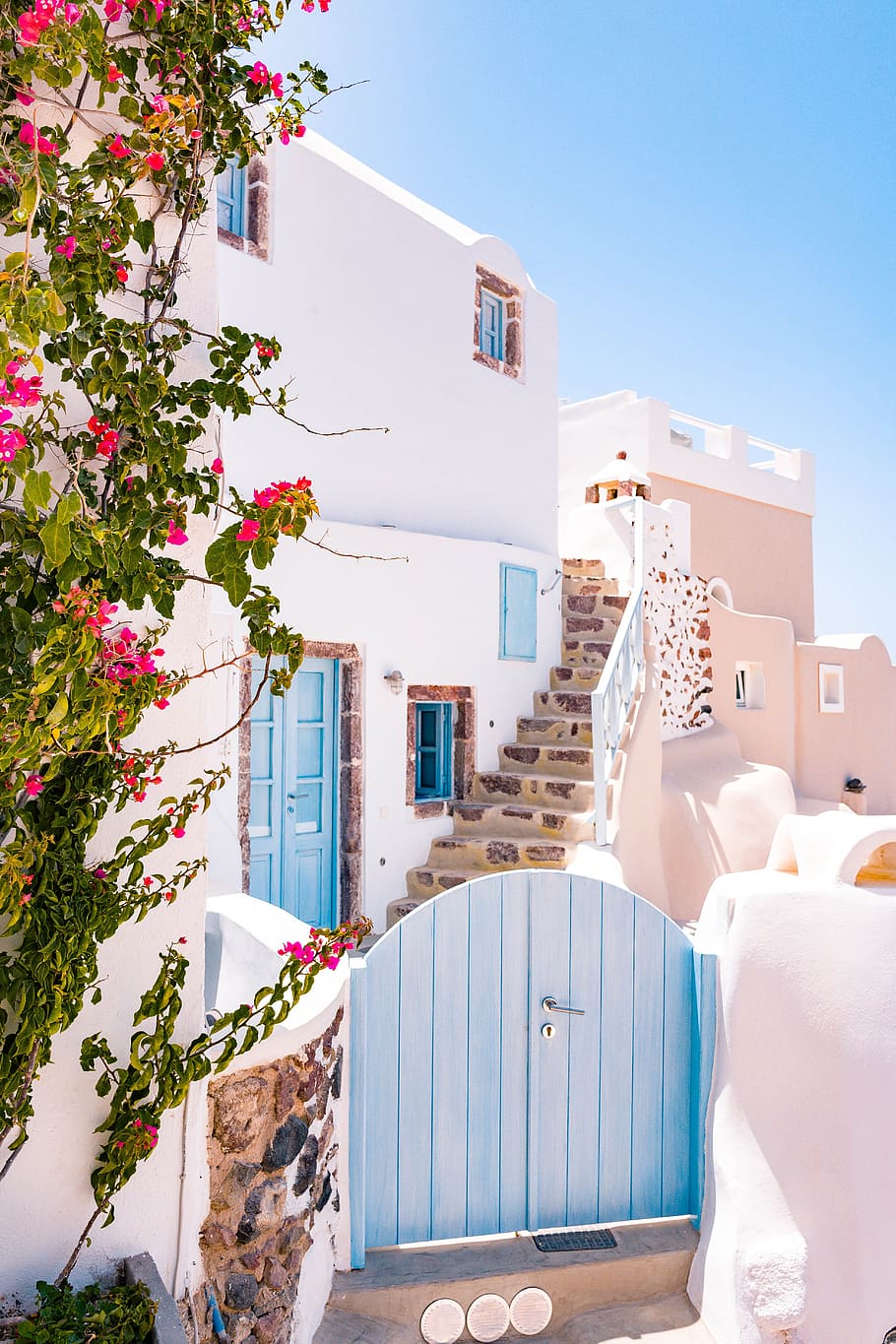 Greece Aesthetic, oium, greek culture, island, idyllic Free HD Wallpaper