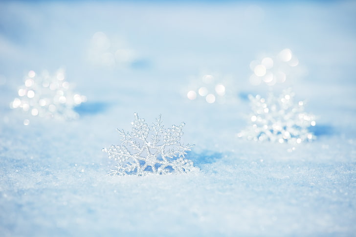 holiday, crystal, snowflakes, christmas ornament