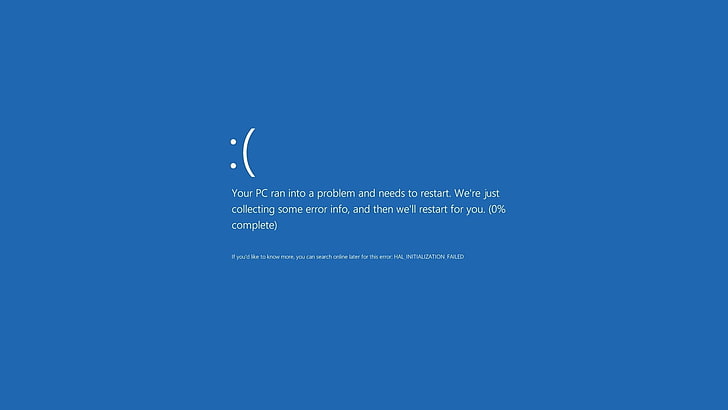 HP Blue Screen of Death, tech, screen, death, computer