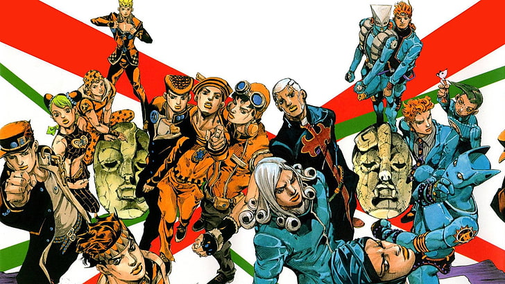 Jojo Bizarre Adventure Part 1, jolyne cujoh, the world jojos bizarre adventure, yoshikage kira, enrico pucci Free HD Wallpaper