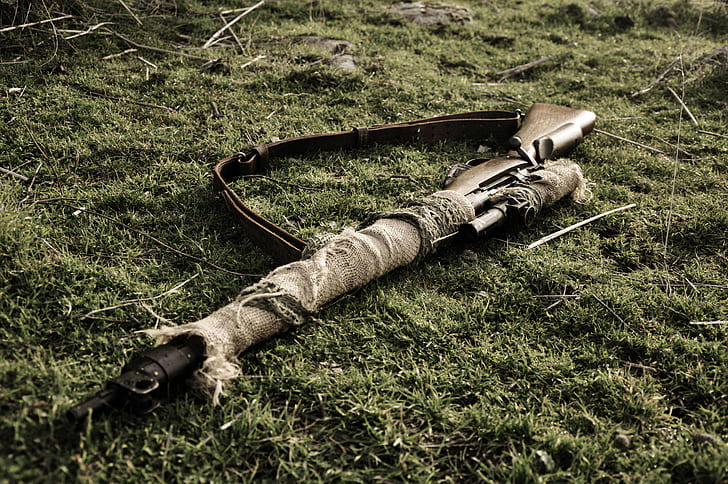 leeenfield, lee enfield, british army, sniper rifle Free HD Wallpaper