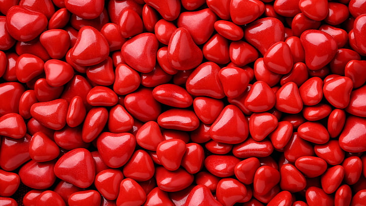 Red Heart Candy, valentines day, love image, red, hearts