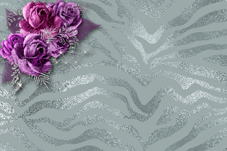Rose Design, flower head, beauty in nature, empty, glitter Free HD Wallpaper