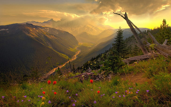 Spectacular Scenery, scenery, mountain, beautiful, mobile Free HD Wallpaper