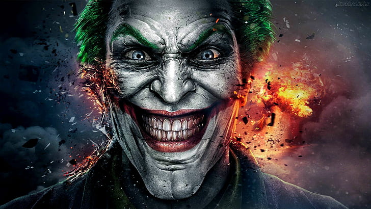 The Joker Makeup, laugh, walpaper, joker Free HD Wallpaper