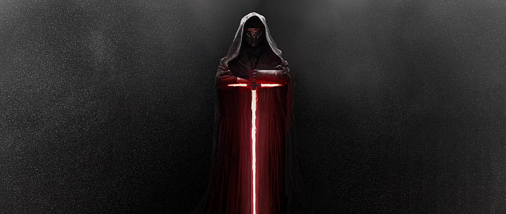 Wars Star 3440X1440, revan, darth, star wars, copy space