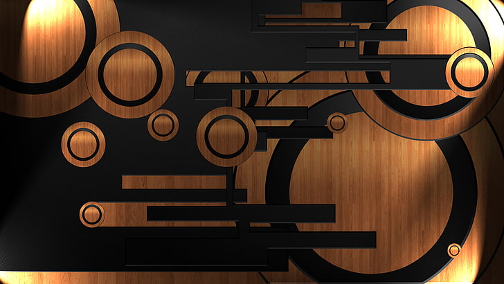 Wood Wall Sculptures, cylinder, indoors, machinery, wood  material Free HD Wallpaper