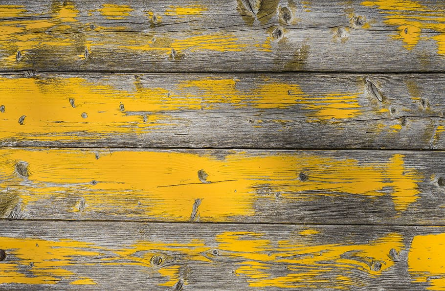 Yellow Wood Texture, textured, wood texture, peeling off, grain Free HD Wallpaper