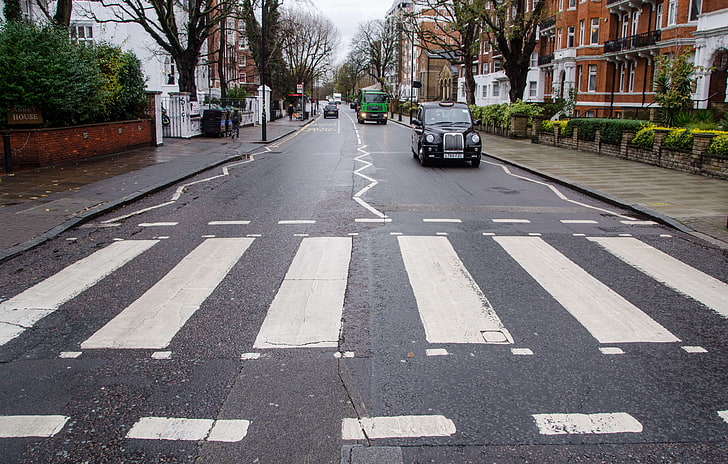 Abbey Road London, street, motor vehicle, transportation, land vehicle Free HD Wallpaper