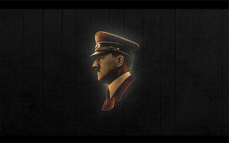 Adolf Hitler Moustache, adult, profile view, young men, body part Free HD Wallpaper