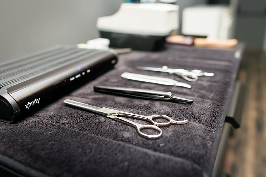 Barber Hair Clippers, group of objects, weapon, sign, no people Free HD Wallpaper