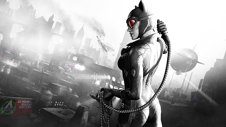 Batman Beyond Arkham City, batman, Catwoman,, batman arkham city, catwoman Free HD Wallpaper