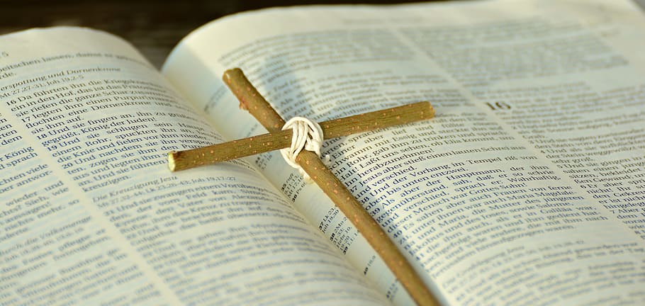 Bible and Rosary, text, faith, hope, celebration Free HD Wallpaper