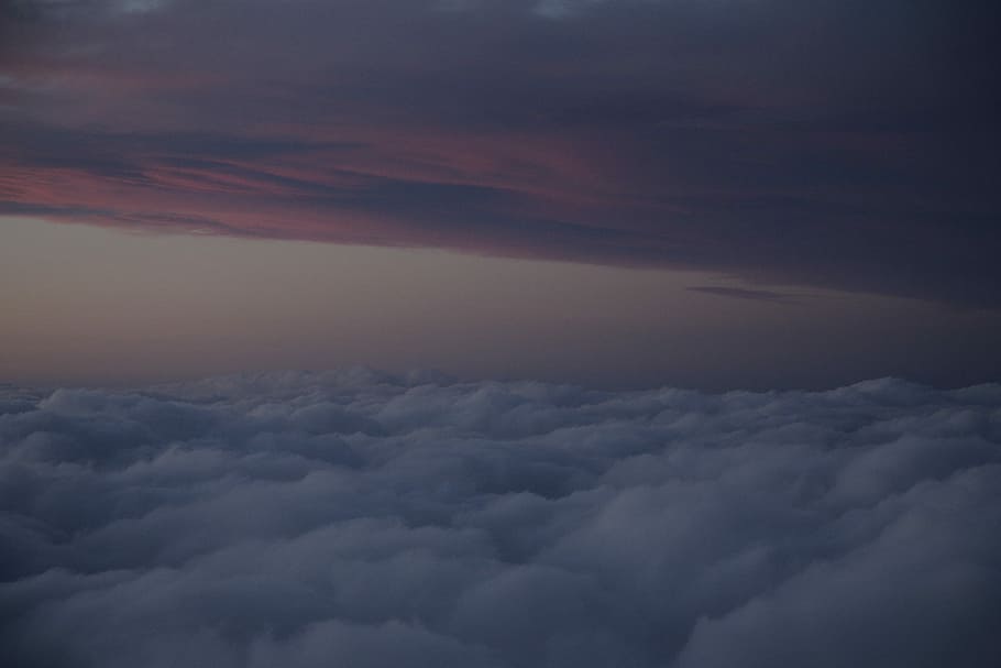 cloud, cloud  sky, scenics  nature, orange color Free HD Wallpaper