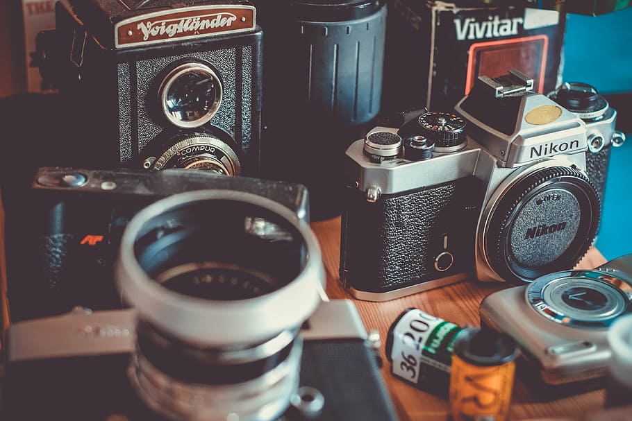 day, photographic equipment, antique, memories Free HD Wallpaper