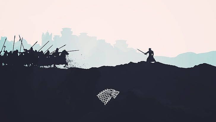 Game of Thrones Scenery, jon snow, battle of the bastards, artwork, minimal Free HD Wallpaper