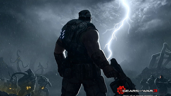 Gears of War Series, fighting, special forces, conflict, protection