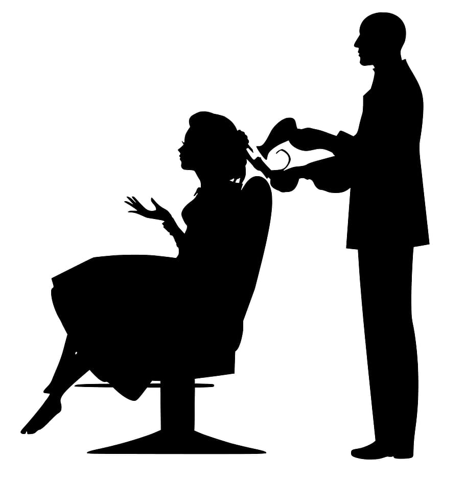 Hairdresser SVG, profession, salon, cosmetology, service Free HD Wallpaper