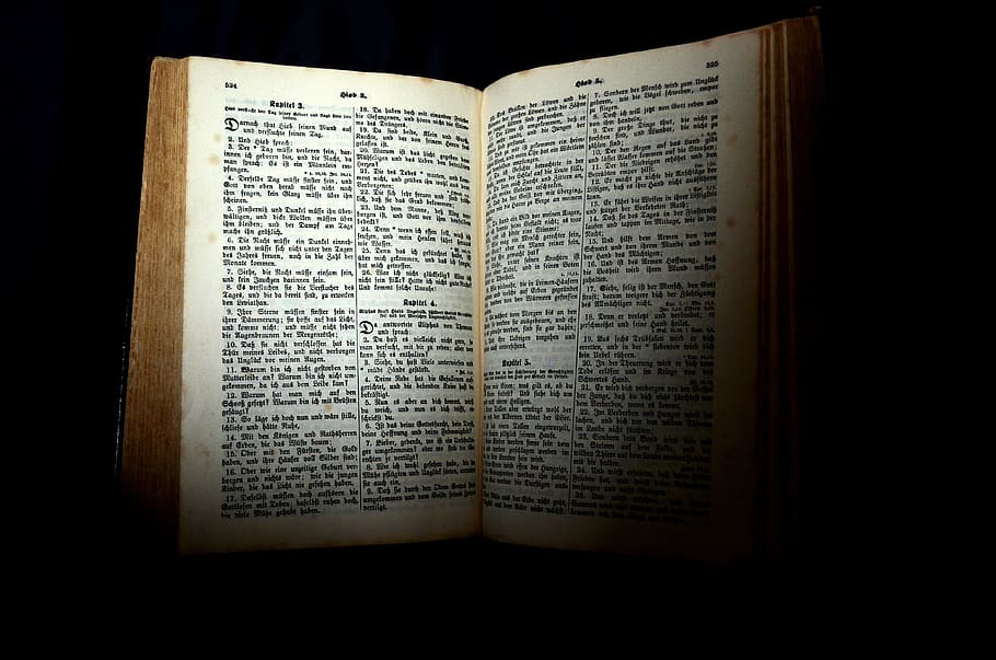 Large Open Bible, paper, gods words, scripture, textbook Free HD Wallpaper