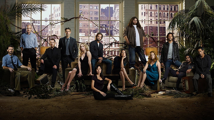 Lost Season 6, sitting, crowd, large group of people, adult Free HD Wallpaper