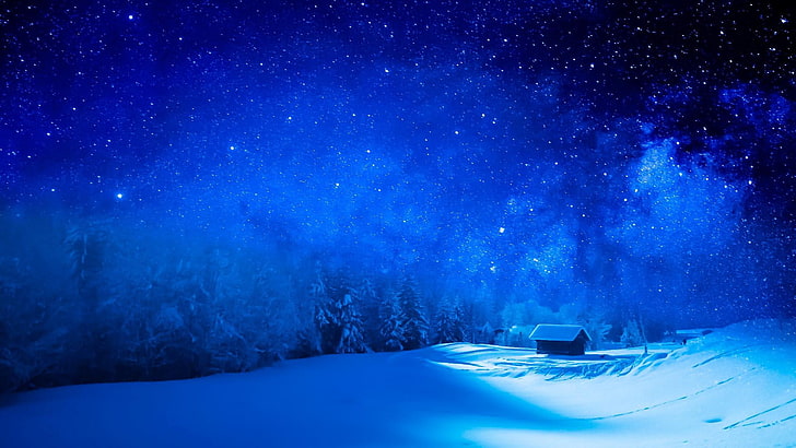 no people, night, space, astronomy Free HD Wallpaper