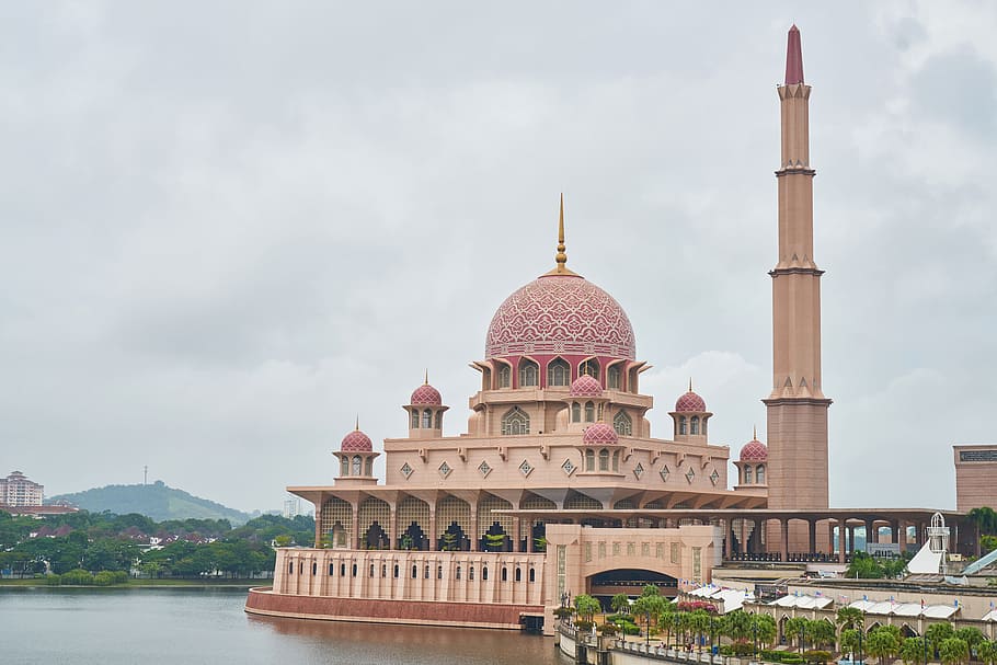 Putra Mosque Malaysia, muslim, built structure, building exterior, aesthetics Free HD Wallpaper