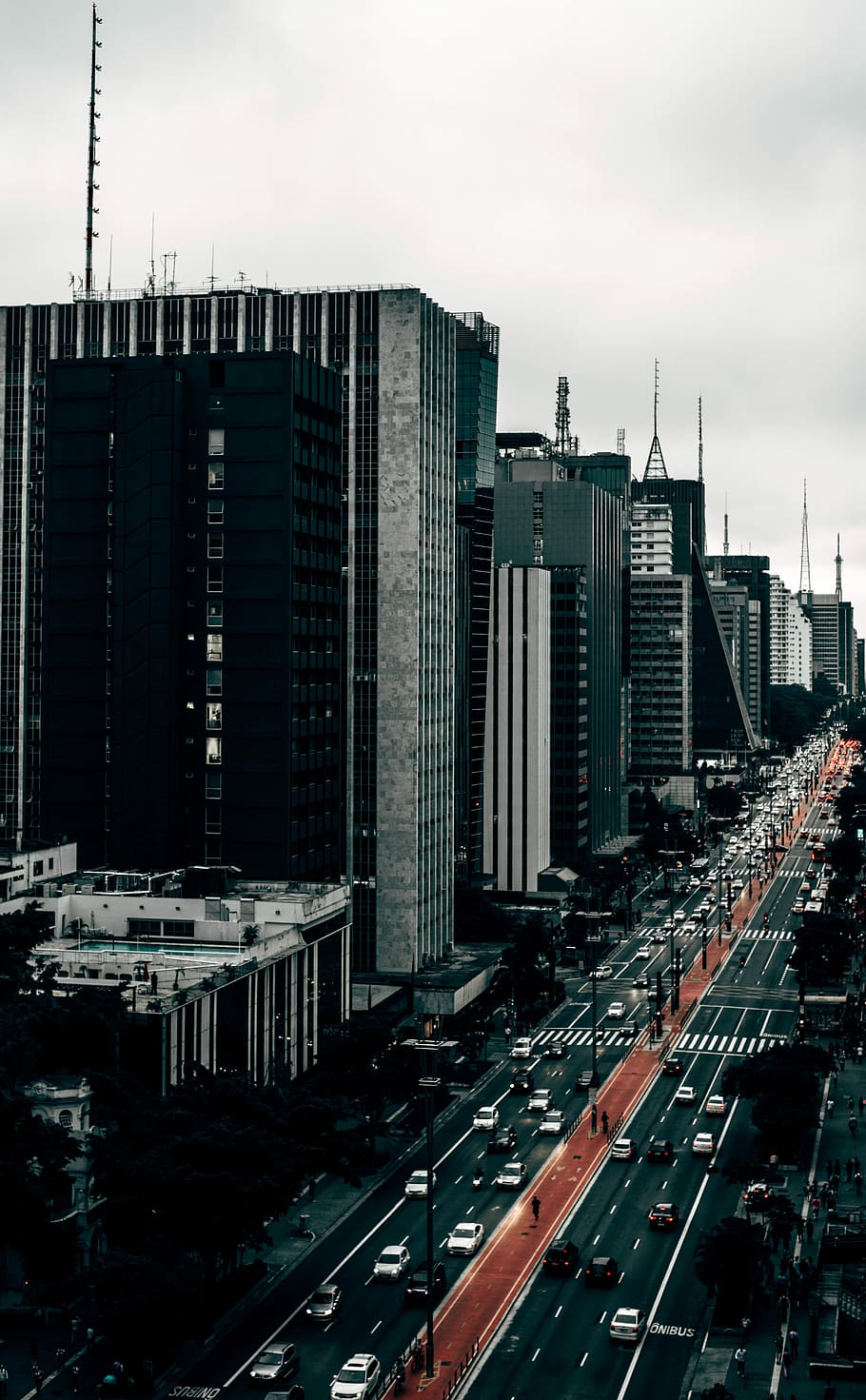 Sao Paulo Architecture, building exterior, office building exterior, no people, urban skyline