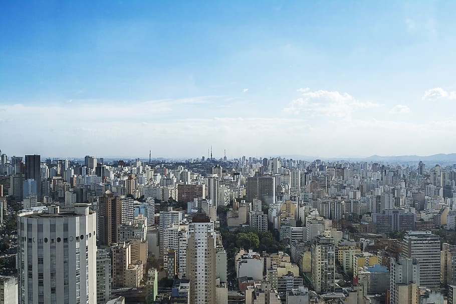 Sao Paulo Rio, office building exterior, latin, south, tall  high Free HD Wallpaper