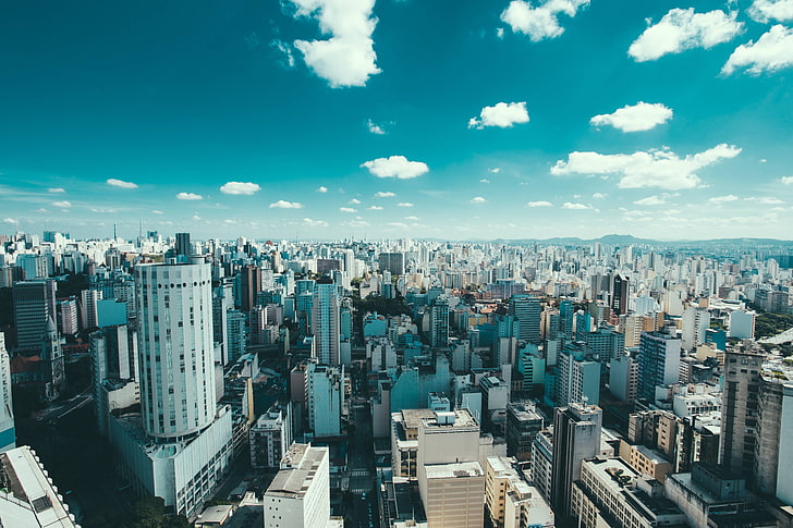 Sao Paulo State Brazil, built structure, office, office building exterior, skyscraper Free HD Wallpaper