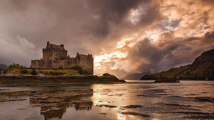 Scottish Castle Eilean Donan, built structure, travel, eilean donan, scotland Free HD Wallpaper