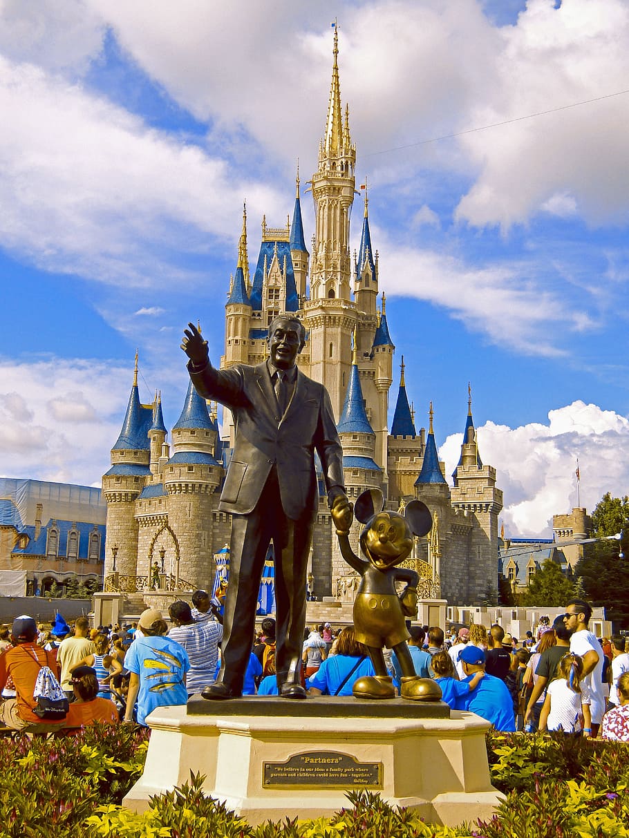 Walt Disney World Magic Kingdom Castle, religion, disney, attraction, building Free HD Wallpaper