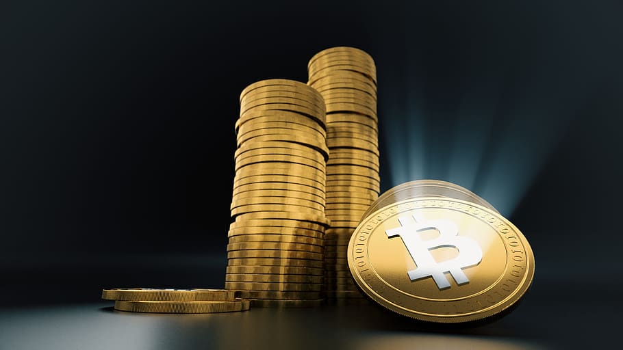 1 Bitcoin, exchange, making money, mining, pay Free HD Wallpaper