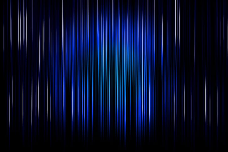 1440P Black, stripes, vertical, black, blue Free HD Wallpaper