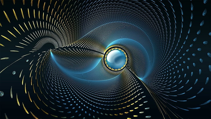 abstract, cgi, art, spiral Free HD Wallpaper